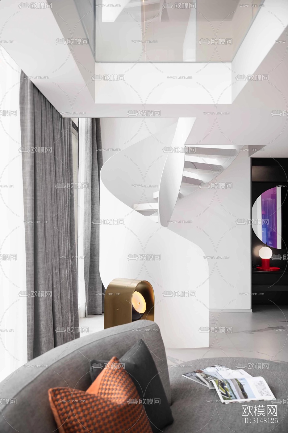 现代酒店民宿效果图下载（渲染图7）