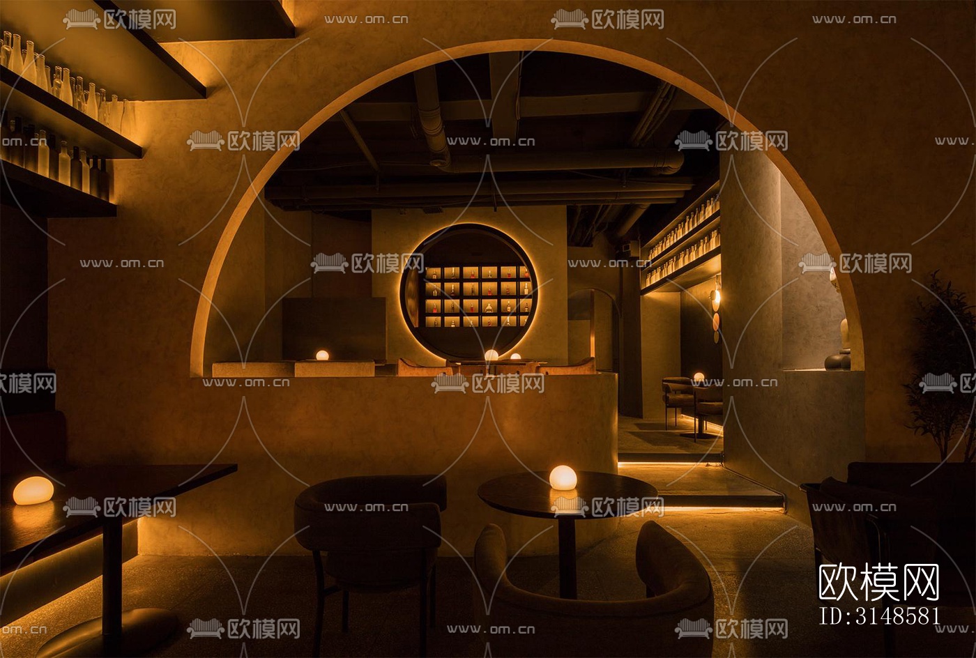 工业风酒吧效果图下载（渲染图12）