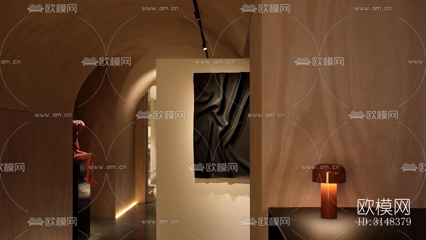 侘寂养生会所效果图下载（渲染图18）