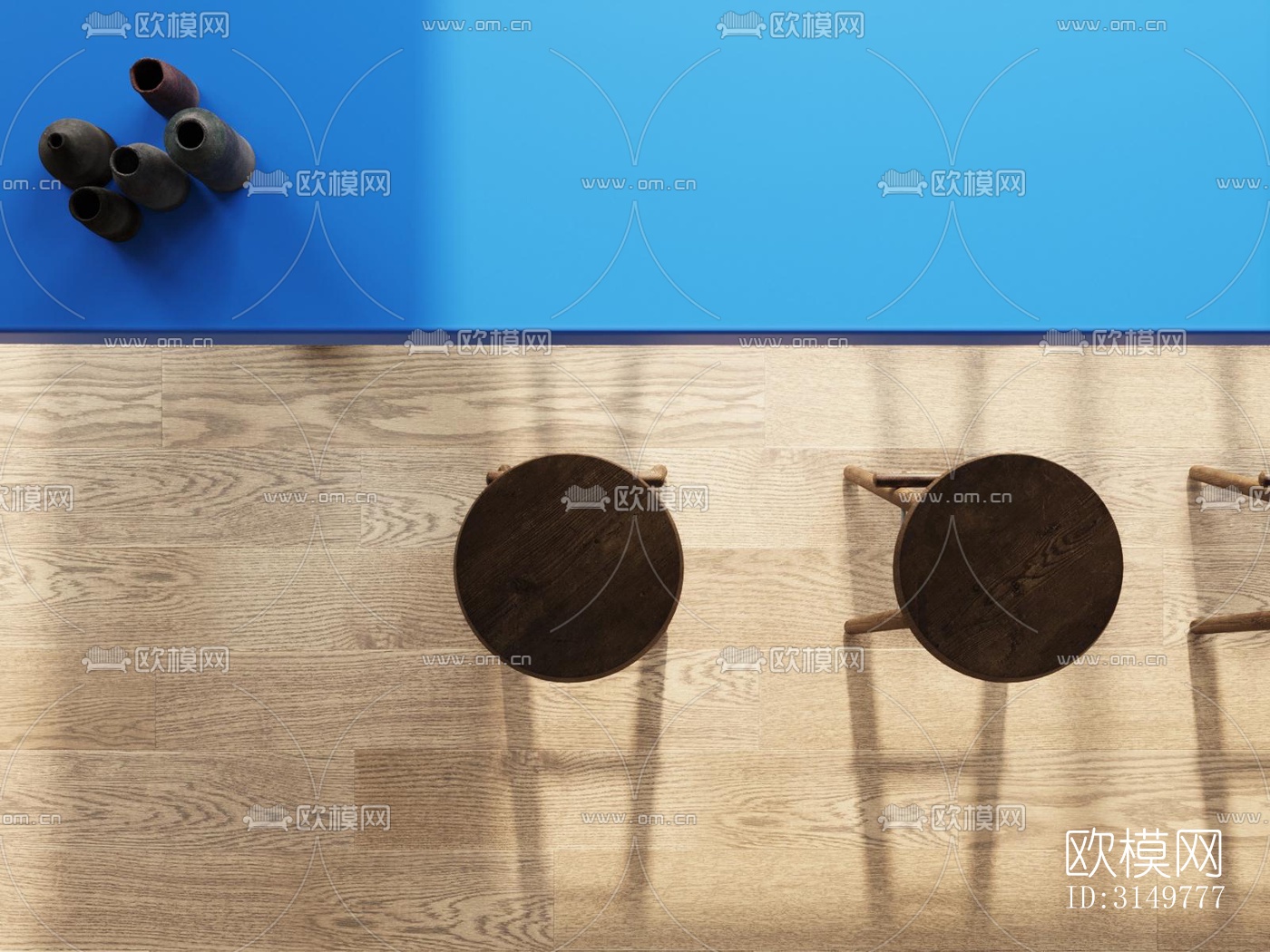 北欧咖啡奶茶效果图下载（渲染图11）