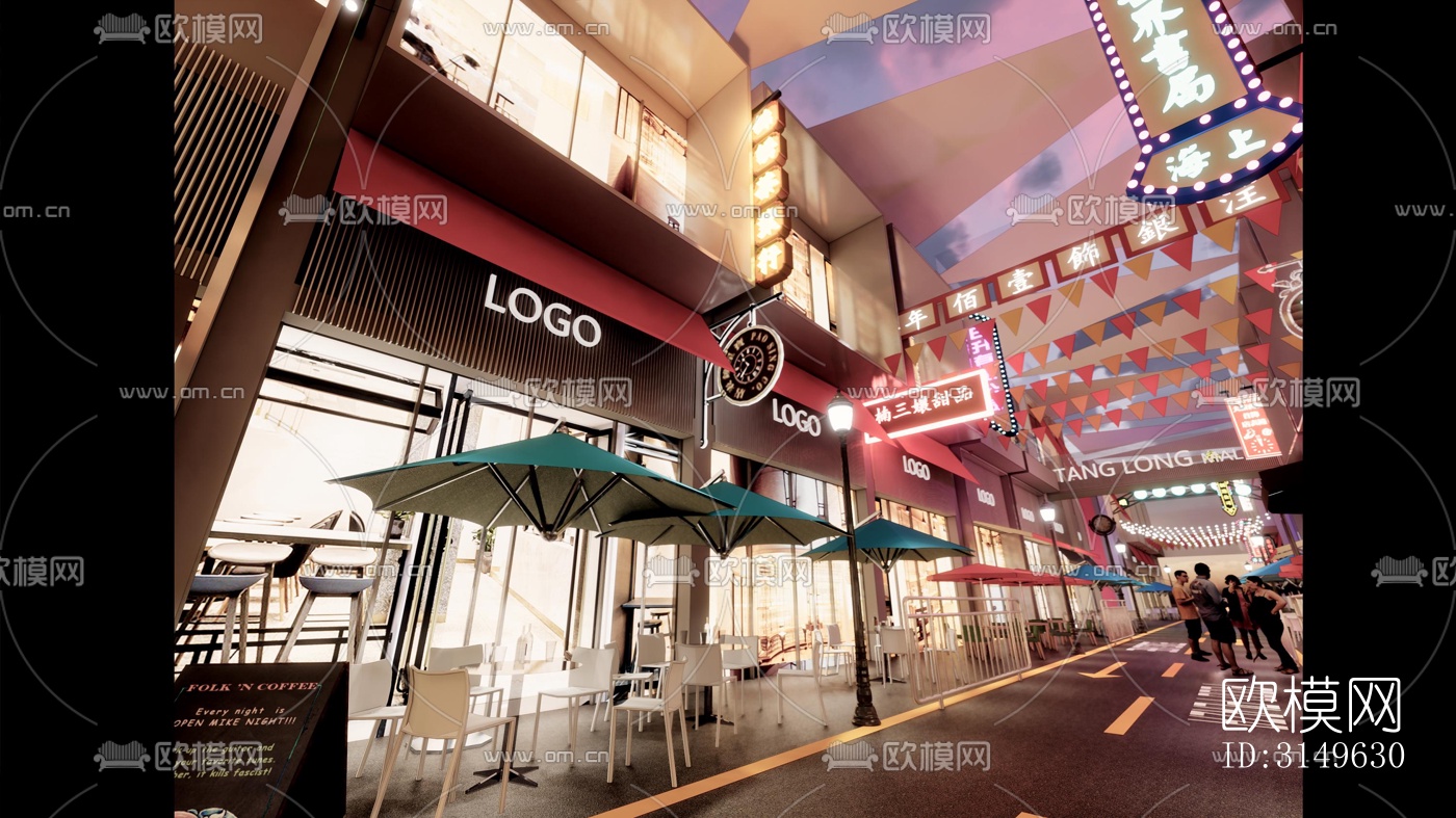 现代商业建筑效果图下载（渲染图4）