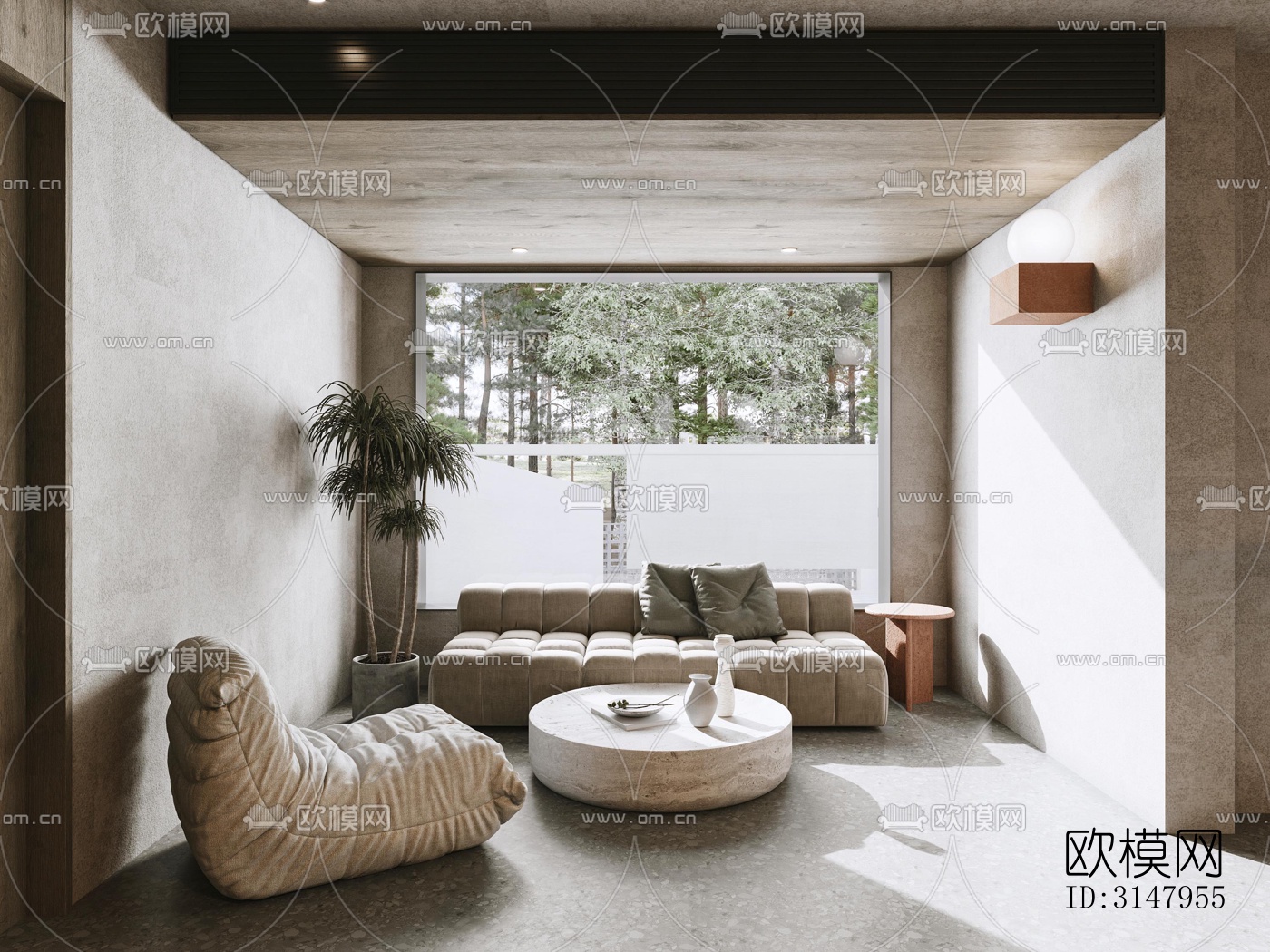 侘寂酒店民宿效果图下载（渲染图8）