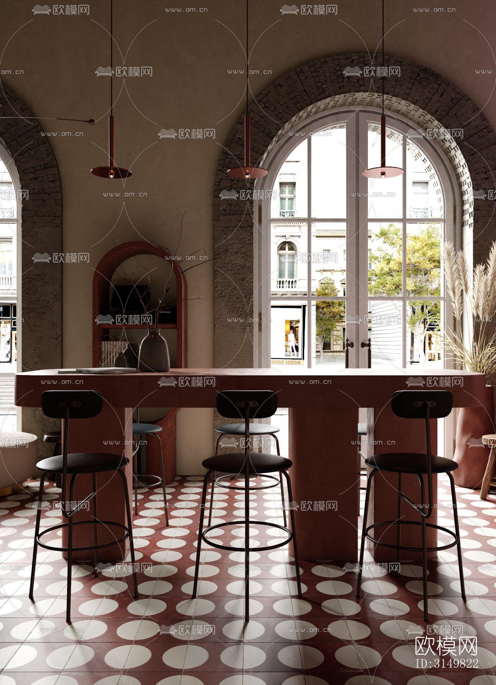 法式咖啡奶茶效果图下载（渲染图13）