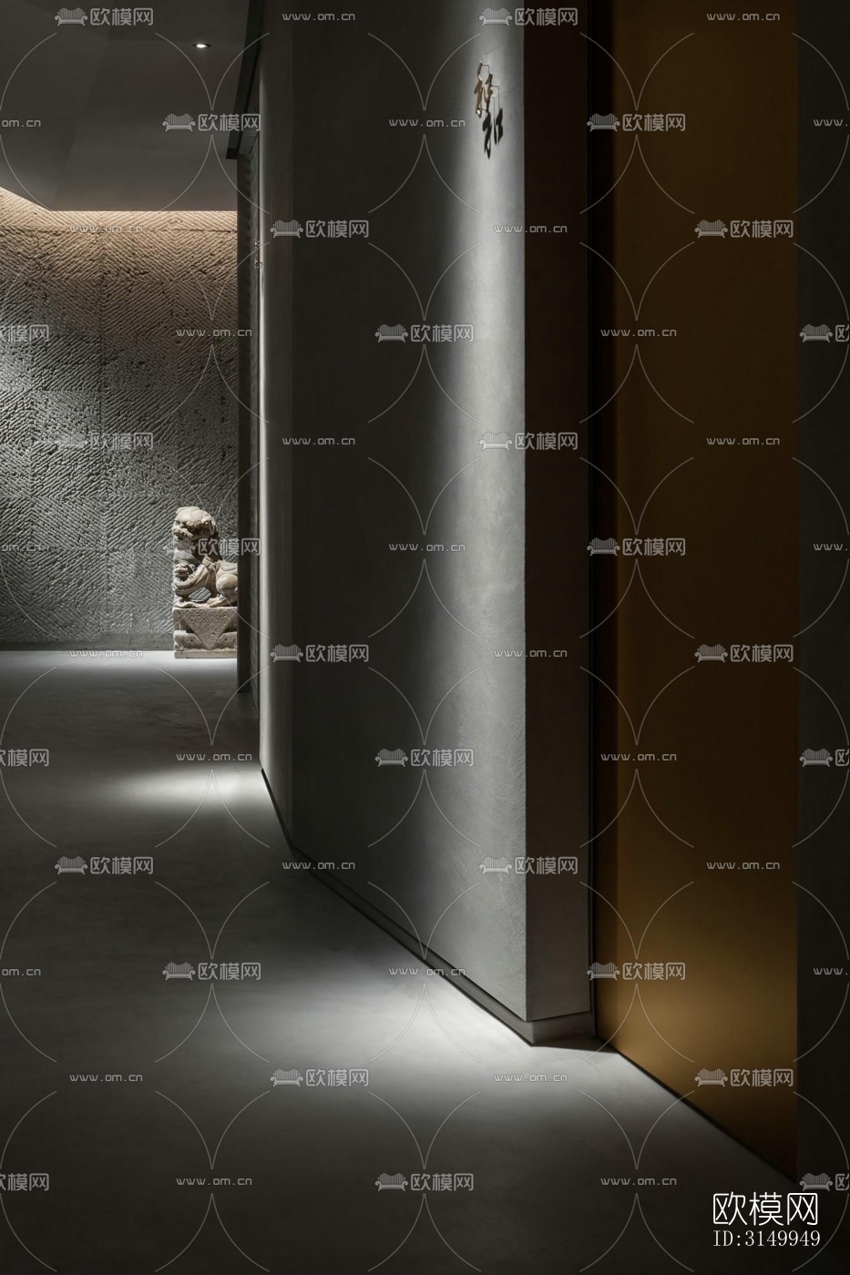 高级灰火锅烤肉效果图下载（渲染图12）