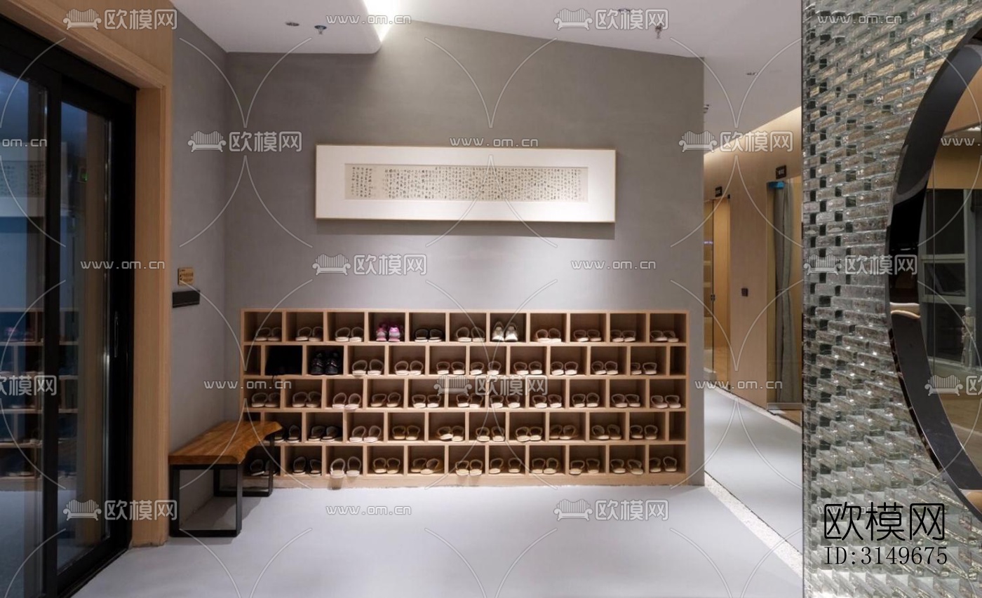 原木风健身房效果图下载（渲染图4）