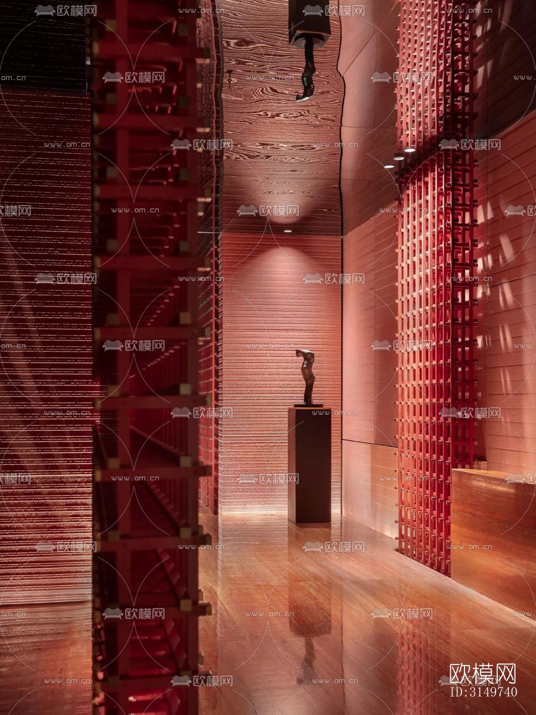 现代中餐厅效果图下载（渲染图12）