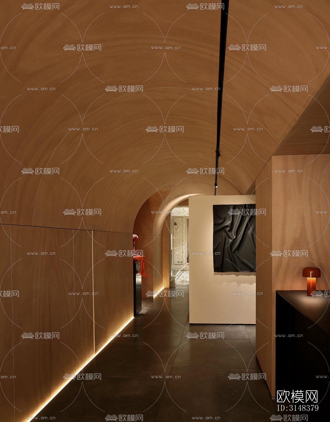 侘寂养生会所效果图下载（渲染图19）