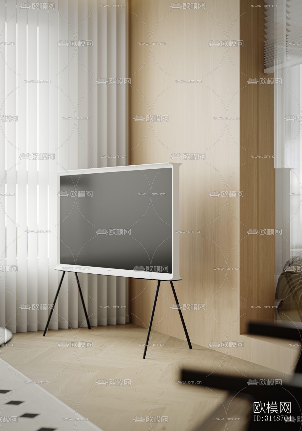 中古风平层效果图下载（渲染图18）