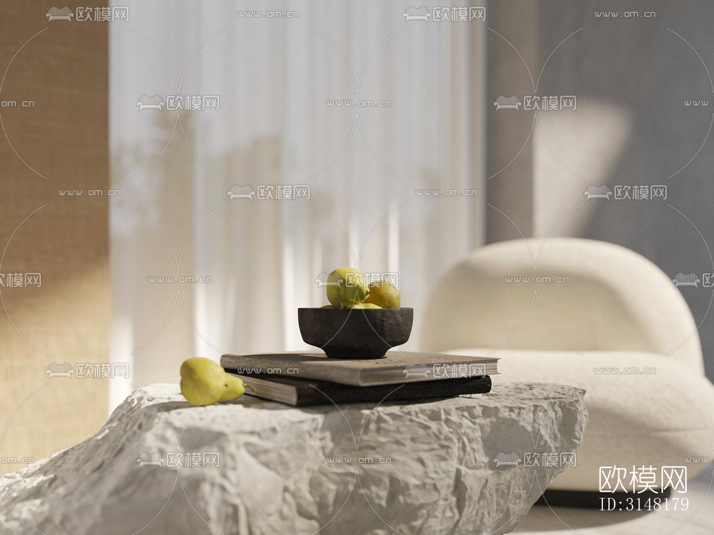 现代酒店民宿效果图下载（渲染图15）