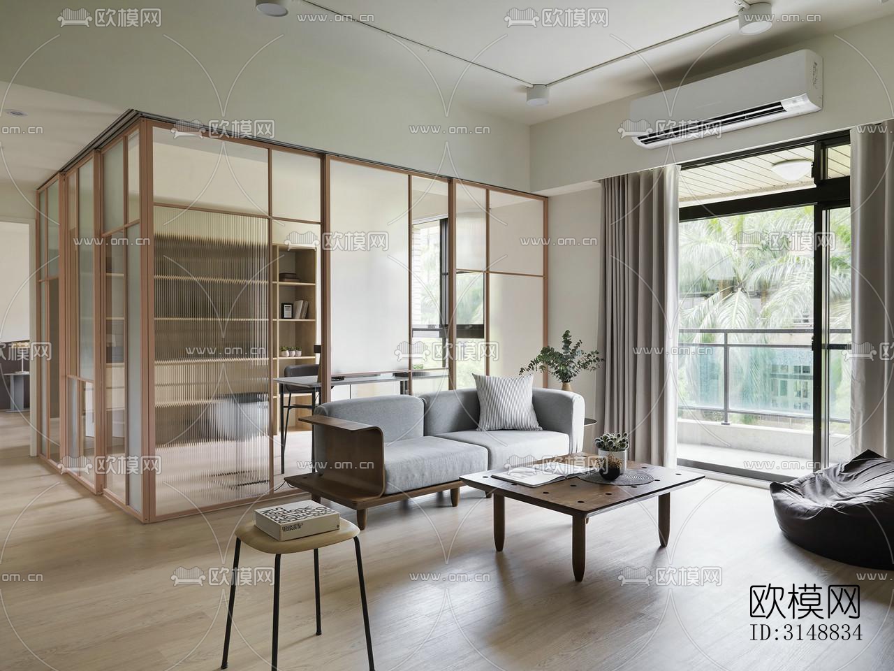 北欧平层效果图下载（渲染图18）