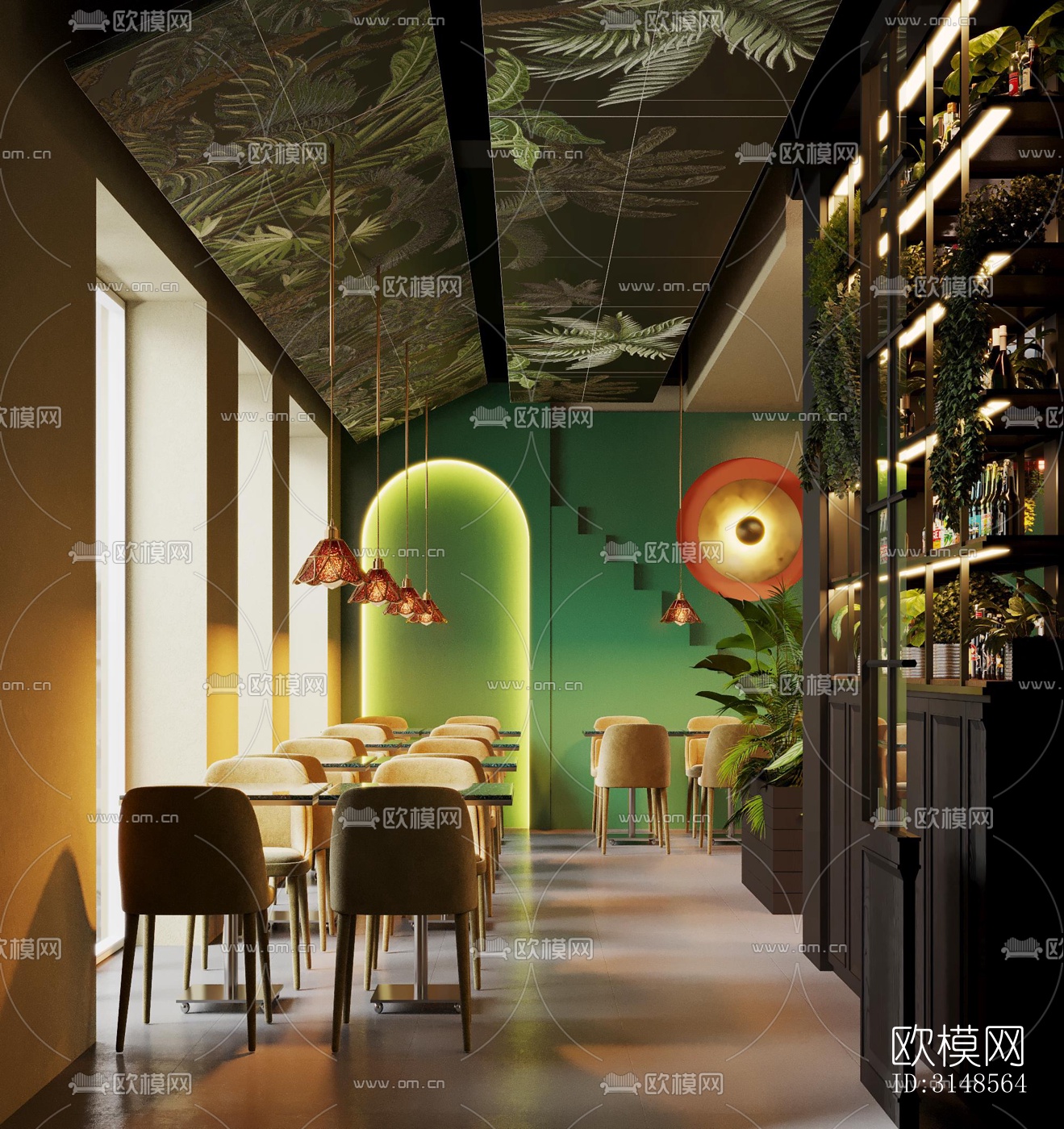 北欧酒吧效果图下载（渲染图13）