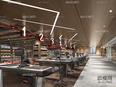現(xiàn)代商業(yè)綜合體效果圖下載(渲染圖10)