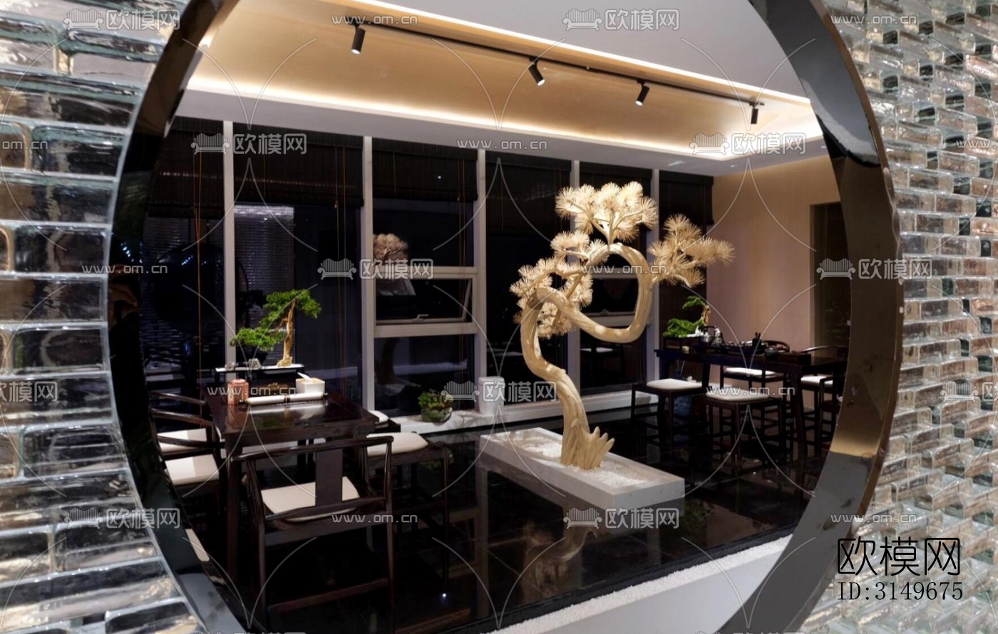 原木风健身房效果图下载（渲染图12）