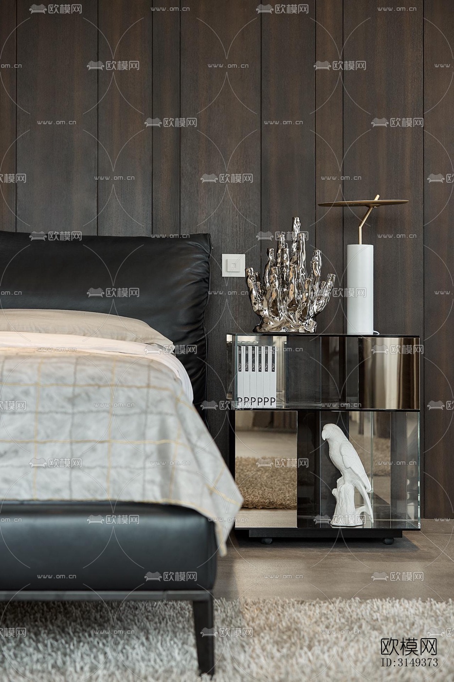 现代平层效果图下载（渲染图9）