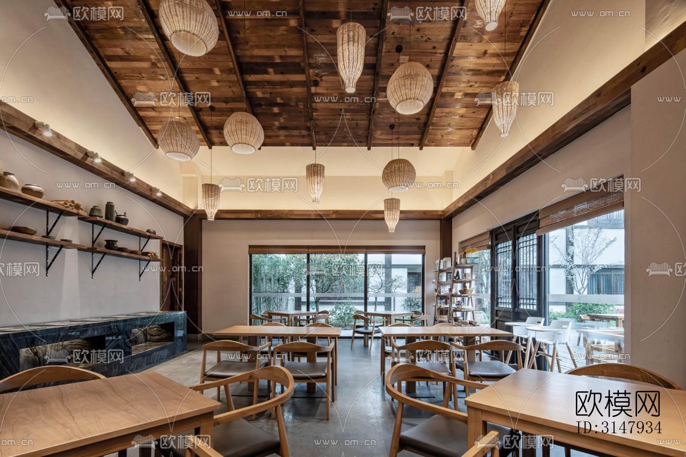 侘寂酒店民宿效果图下载（渲染图15）