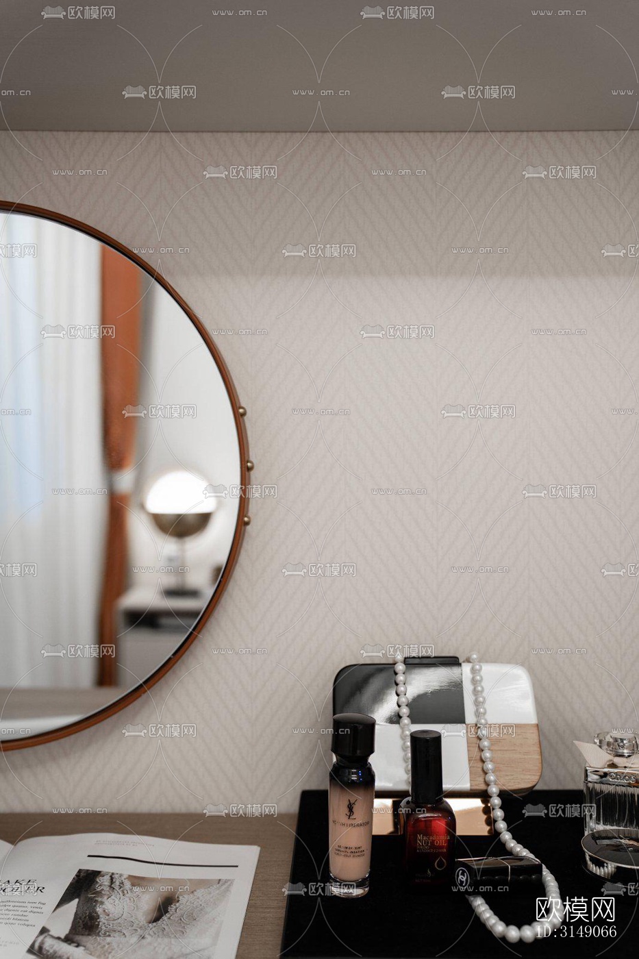 欧式平层效果图下载（渲染图13）