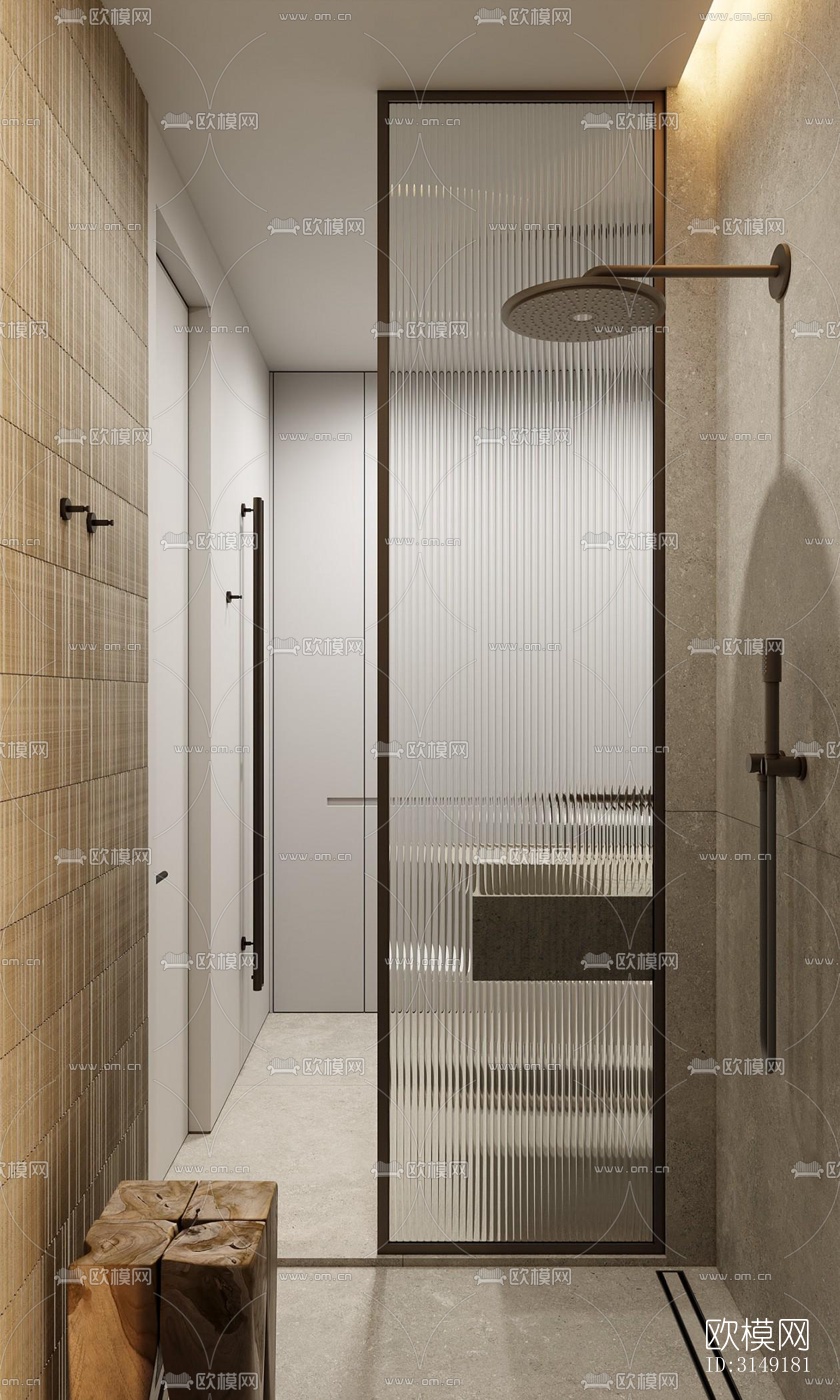 现代平层效果图下载（渲染图12）