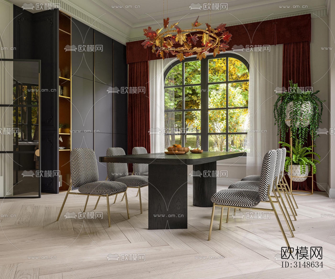 法式别墅效果图下载（渲染图8）