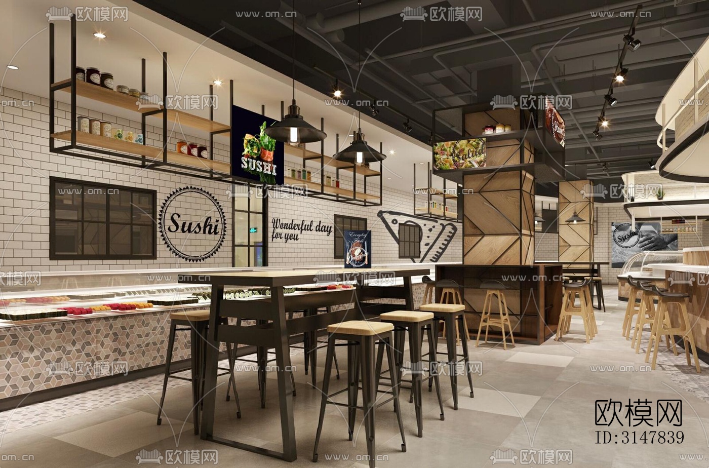 现代商业综合体效果图下载（渲染图16）