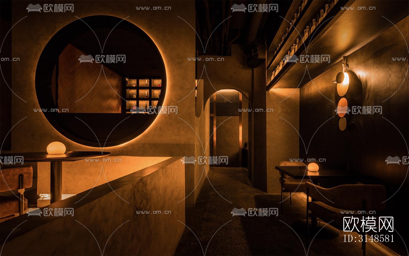 工业风酒吧效果图下载（渲染图4）