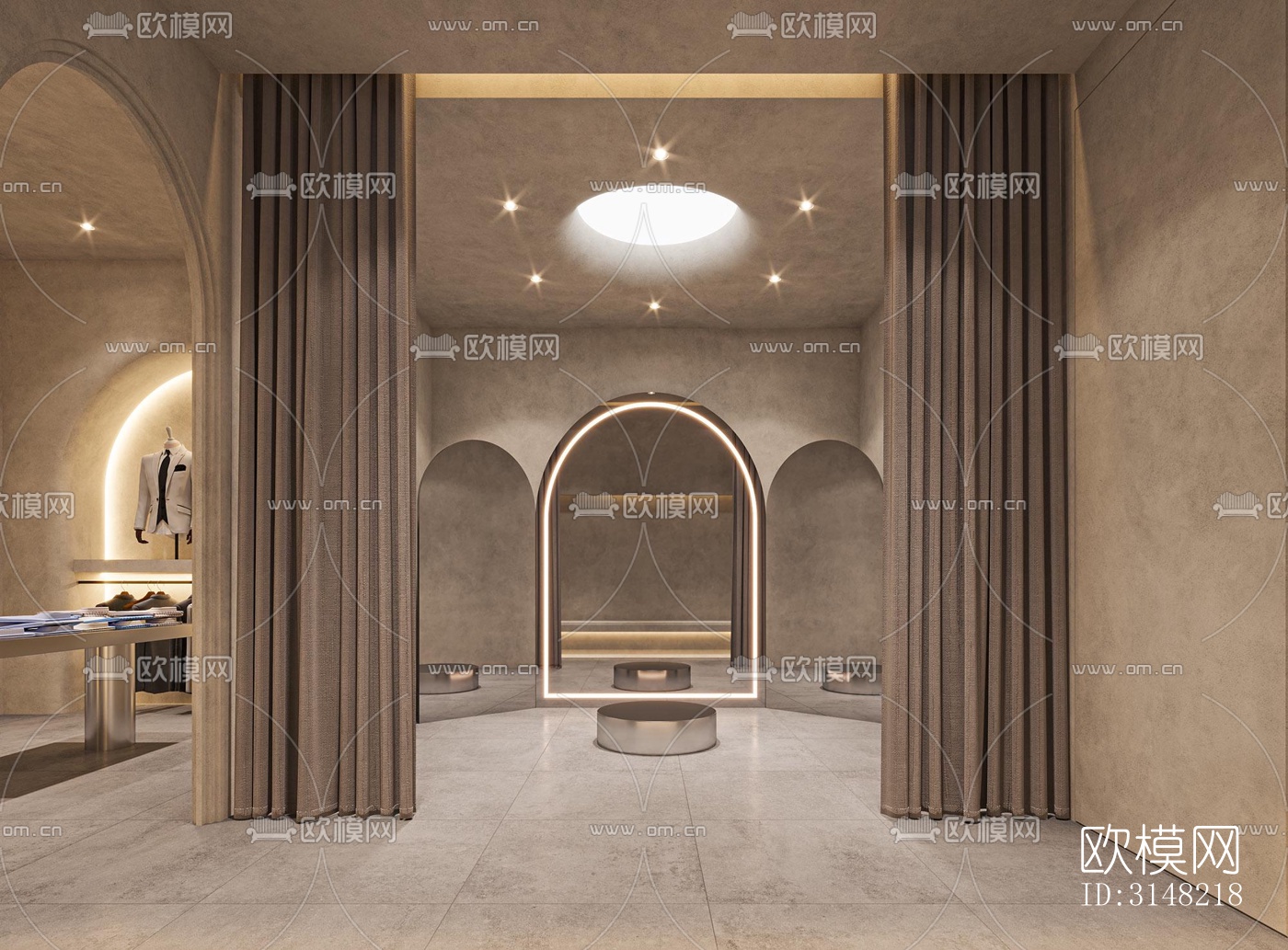 侘寂零售店铺效果图下载（渲染图5）