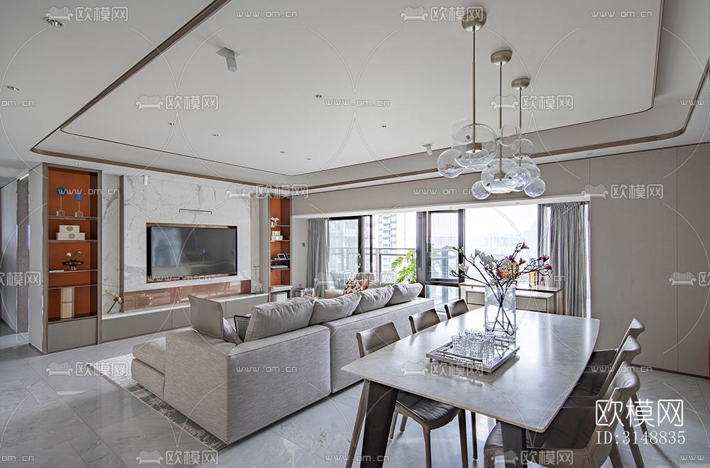 北欧平层效果图下载（渲染图10）