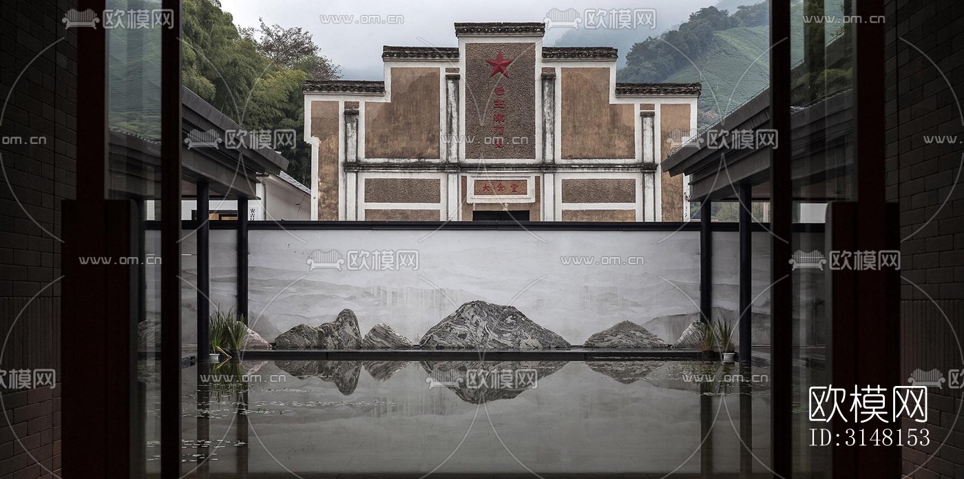 现代酒店民宿效果图下载（渲染图10）