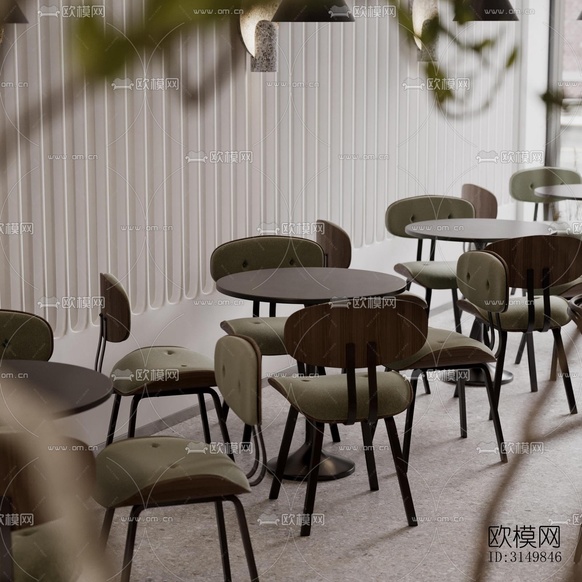 现代咖啡奶茶效果图下载(渲染图4)