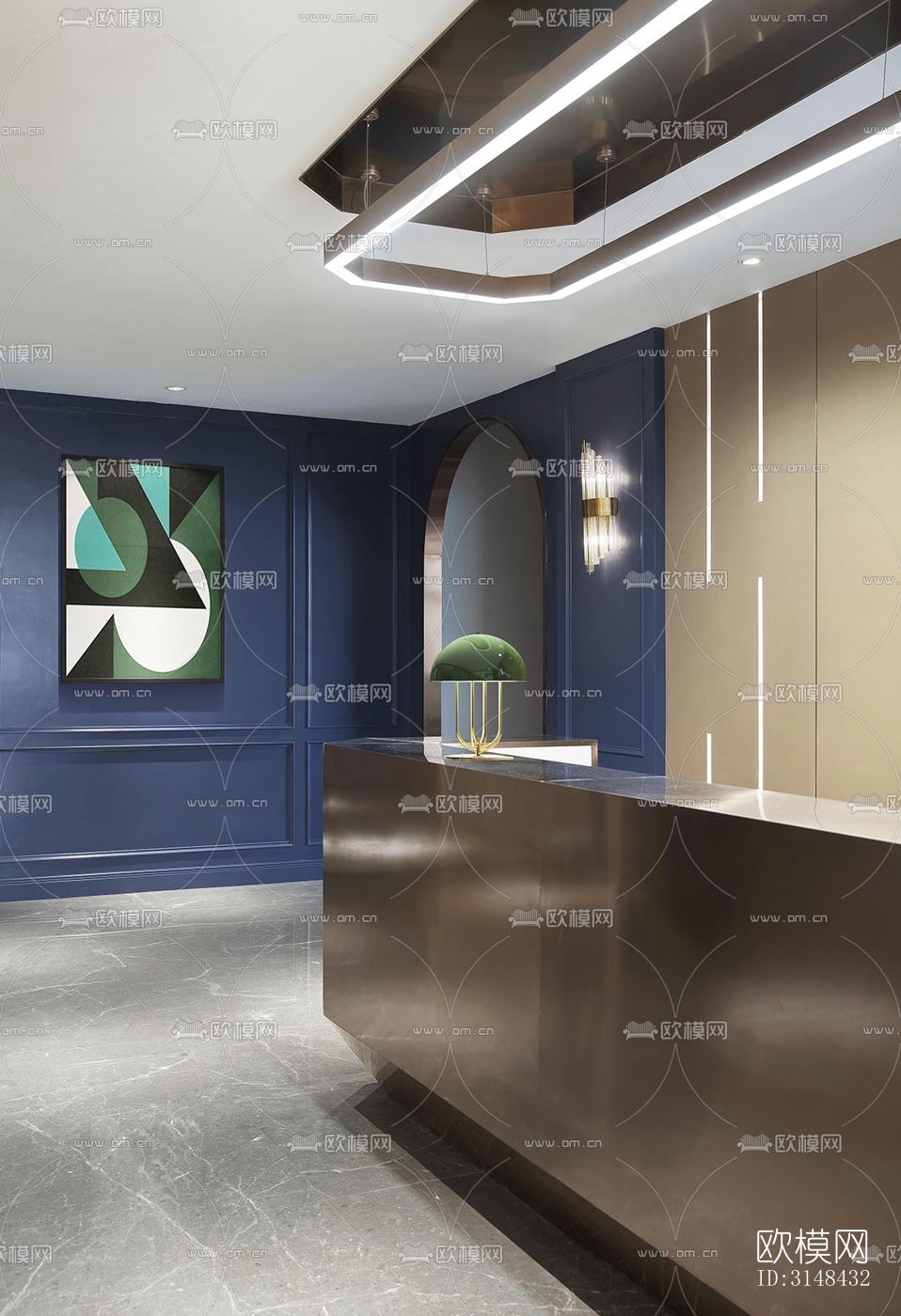 欧式养生会所效果图下载（渲染图16）