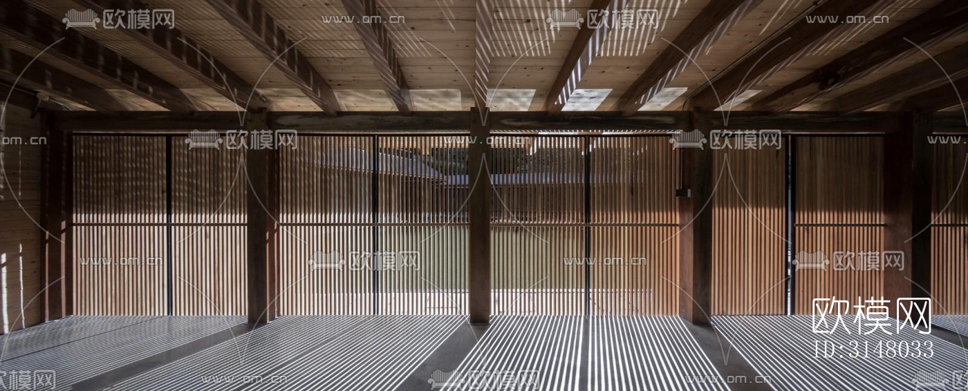 日式酒店民宿效果图下载（渲染图15）