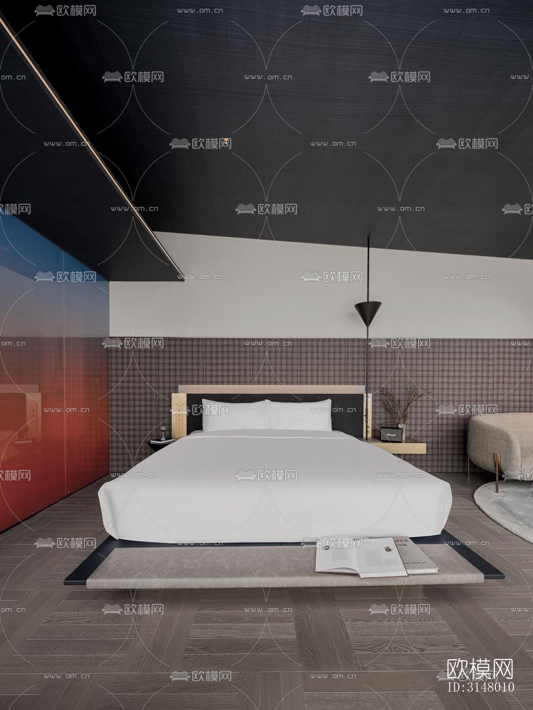 工业风酒店民宿效果图下载（渲染图14）