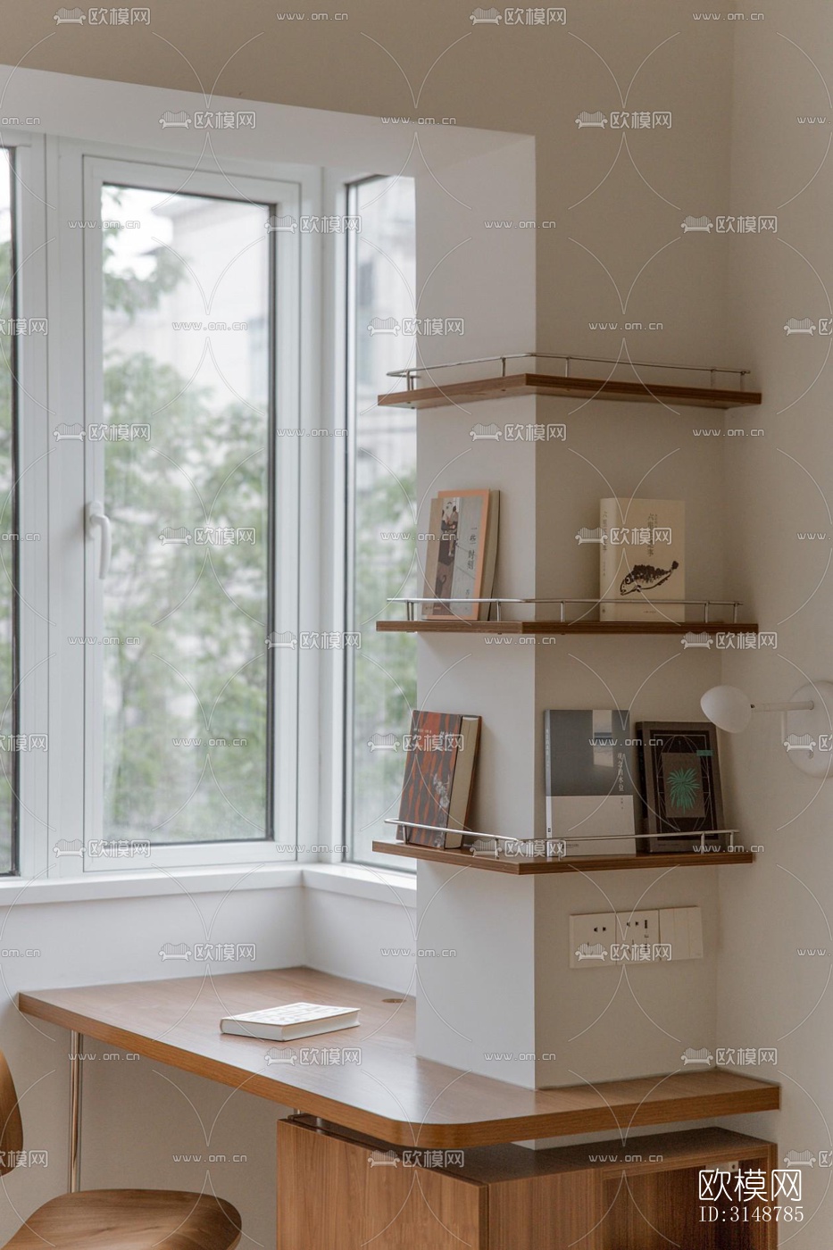 侘寂平层效果图下载（渲染图11）