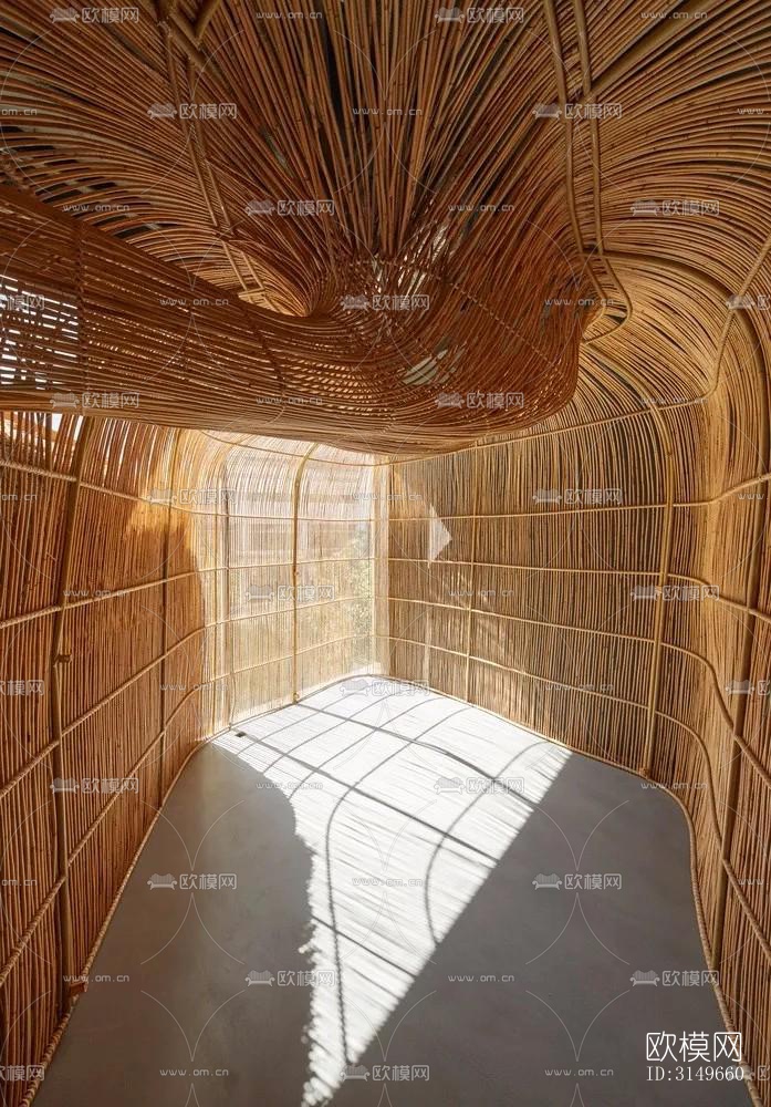 原木风健身房效果图下载（渲染图9）