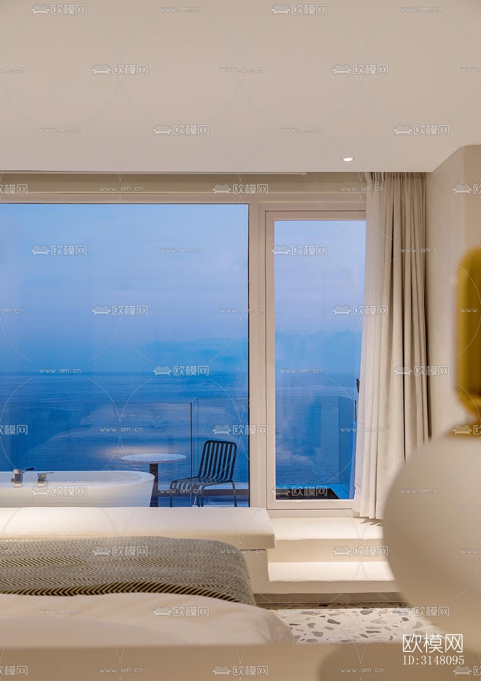 现代酒店民宿效果图下载（渲染图15）