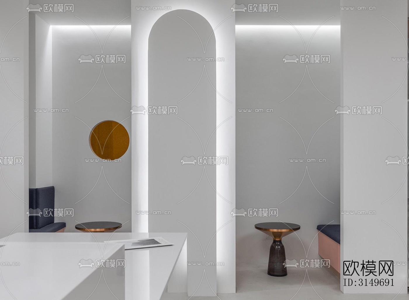 现代健身房效果图下载（渲染图3）