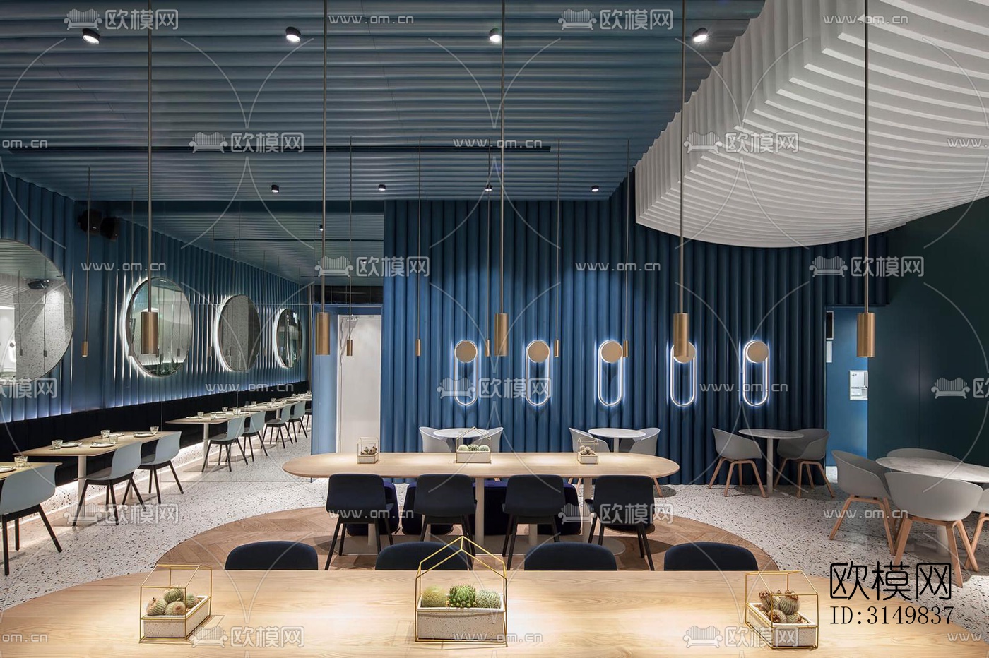 现代咖啡奶茶效果图下载（渲染图6）