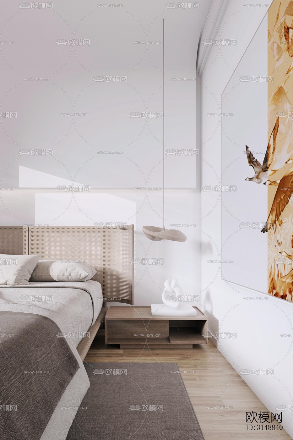 北欧平层效果图下载（渲染图5）