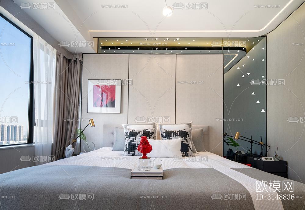 北欧平层效果图下载（渲染图8）