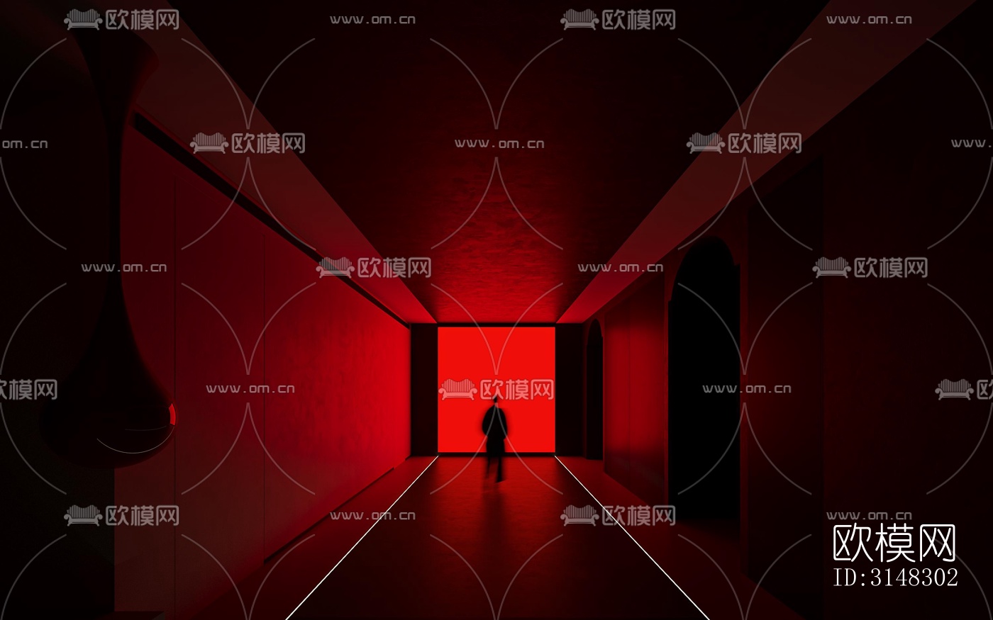 高级灰零售店铺效果图下载（渲染图4）