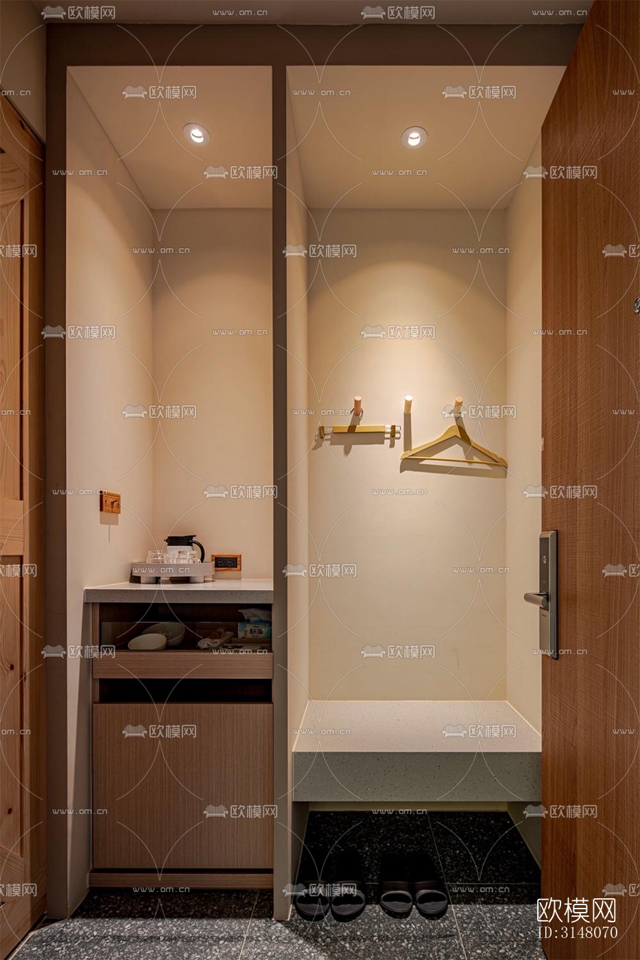 现代酒店民宿效果图下载（渲染图15）