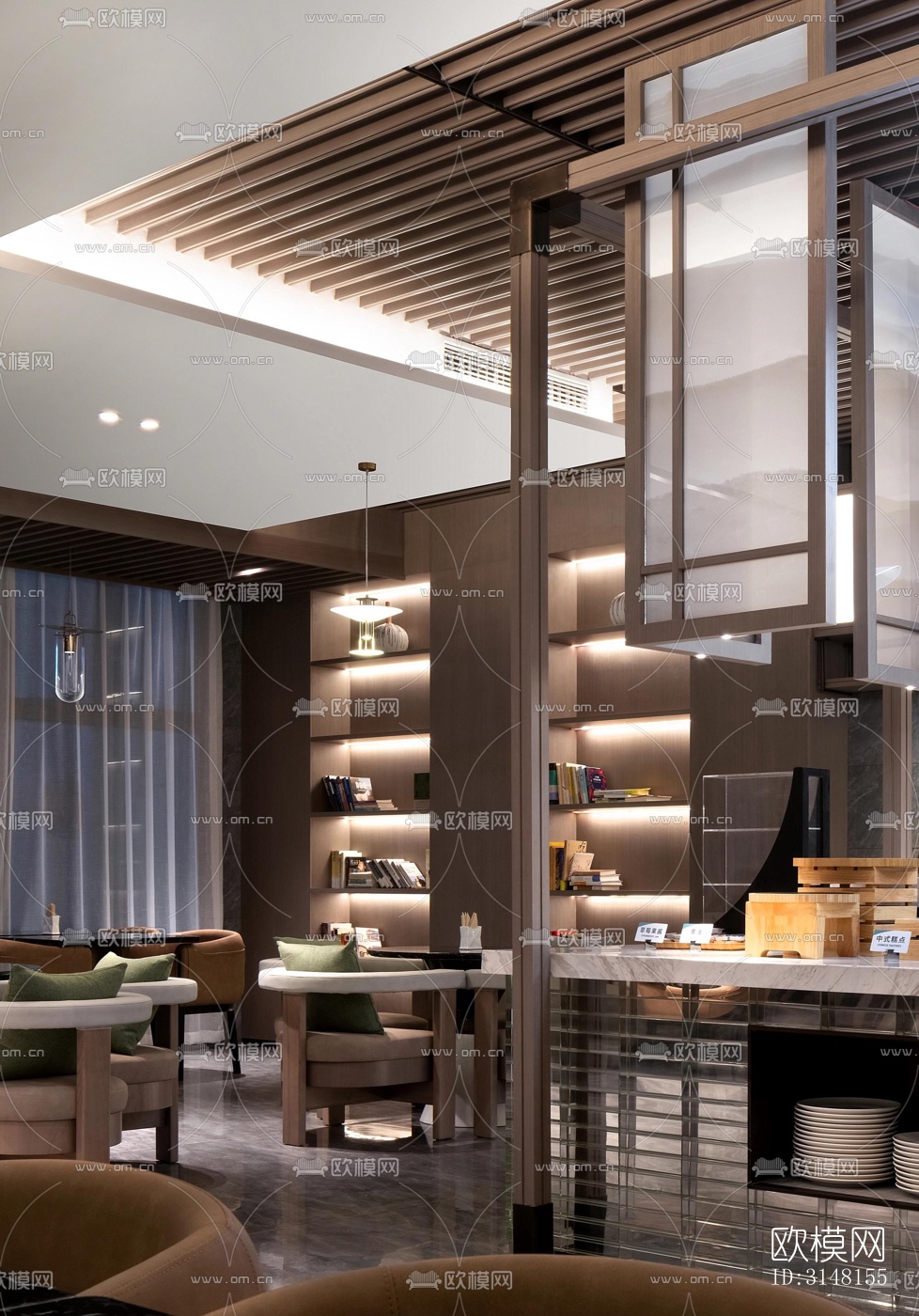 现代酒店民宿效果图下载（渲染图13）