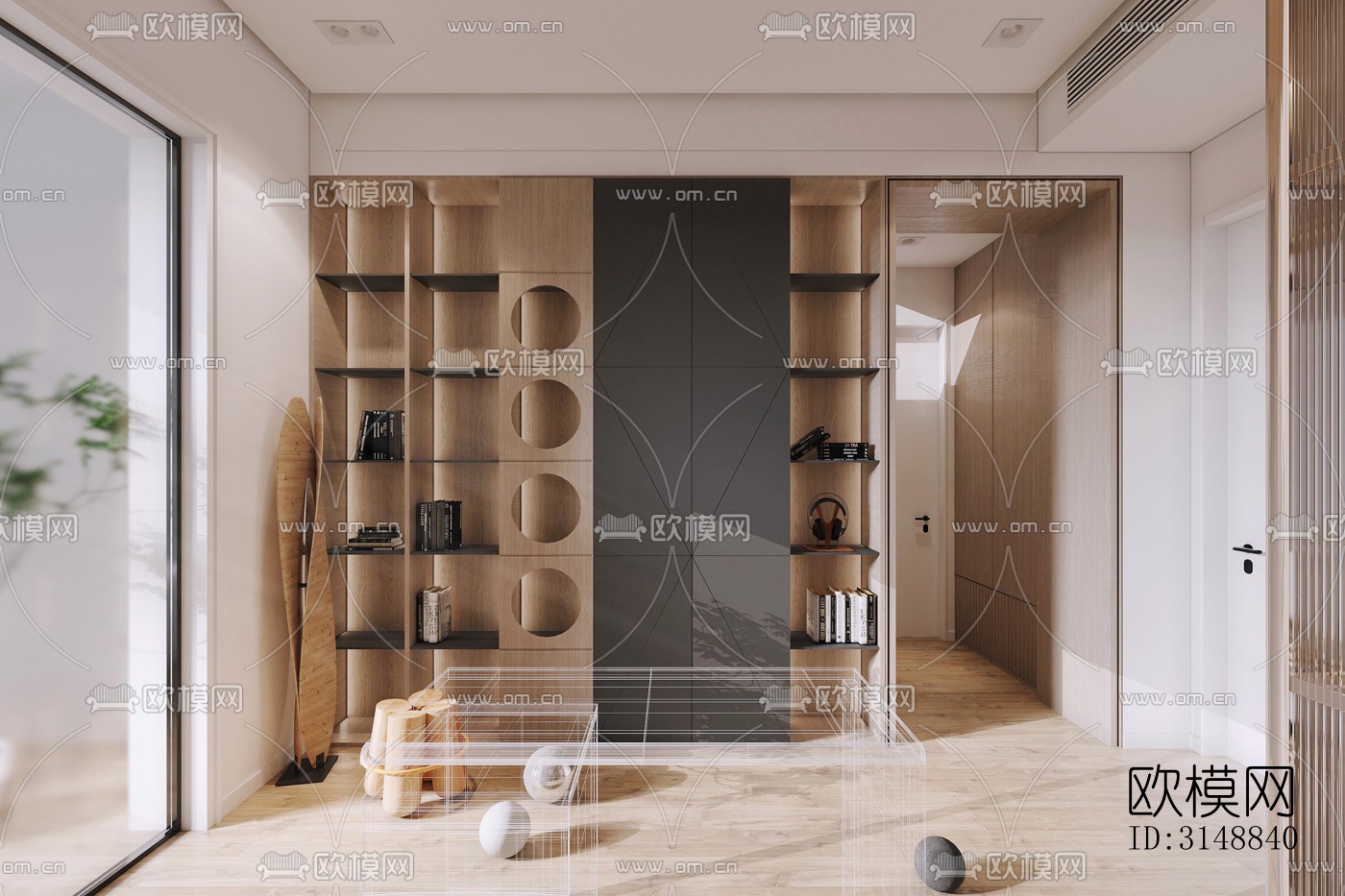 北欧平层效果图下载（渲染图11）