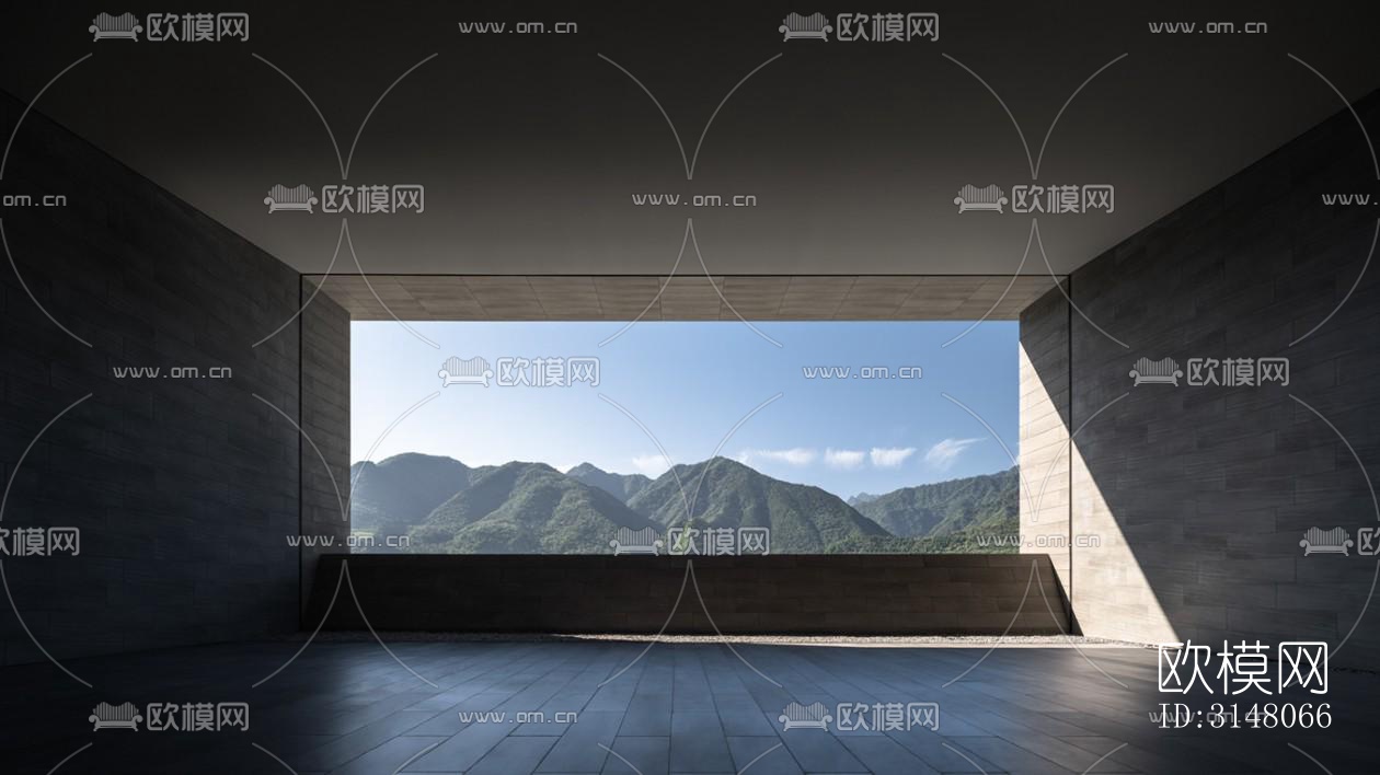 现代酒店民宿效果图下载（渲染图7）