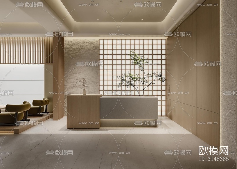 侘寂養(yǎng)生會(huì)所效果圖下載(渲染圖4)