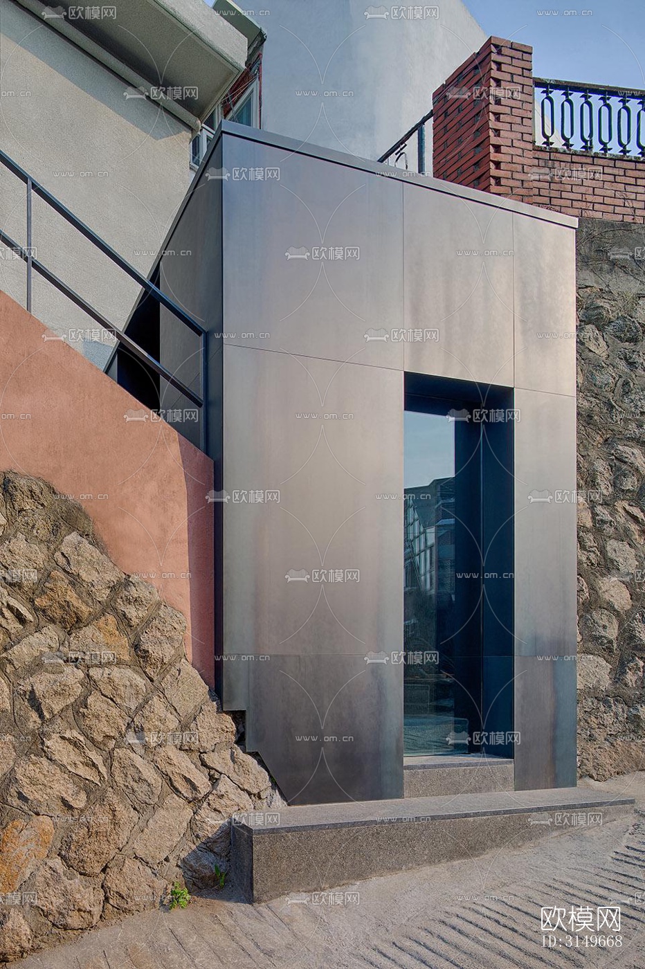 原木风健身房效果图下载（渲染图11）