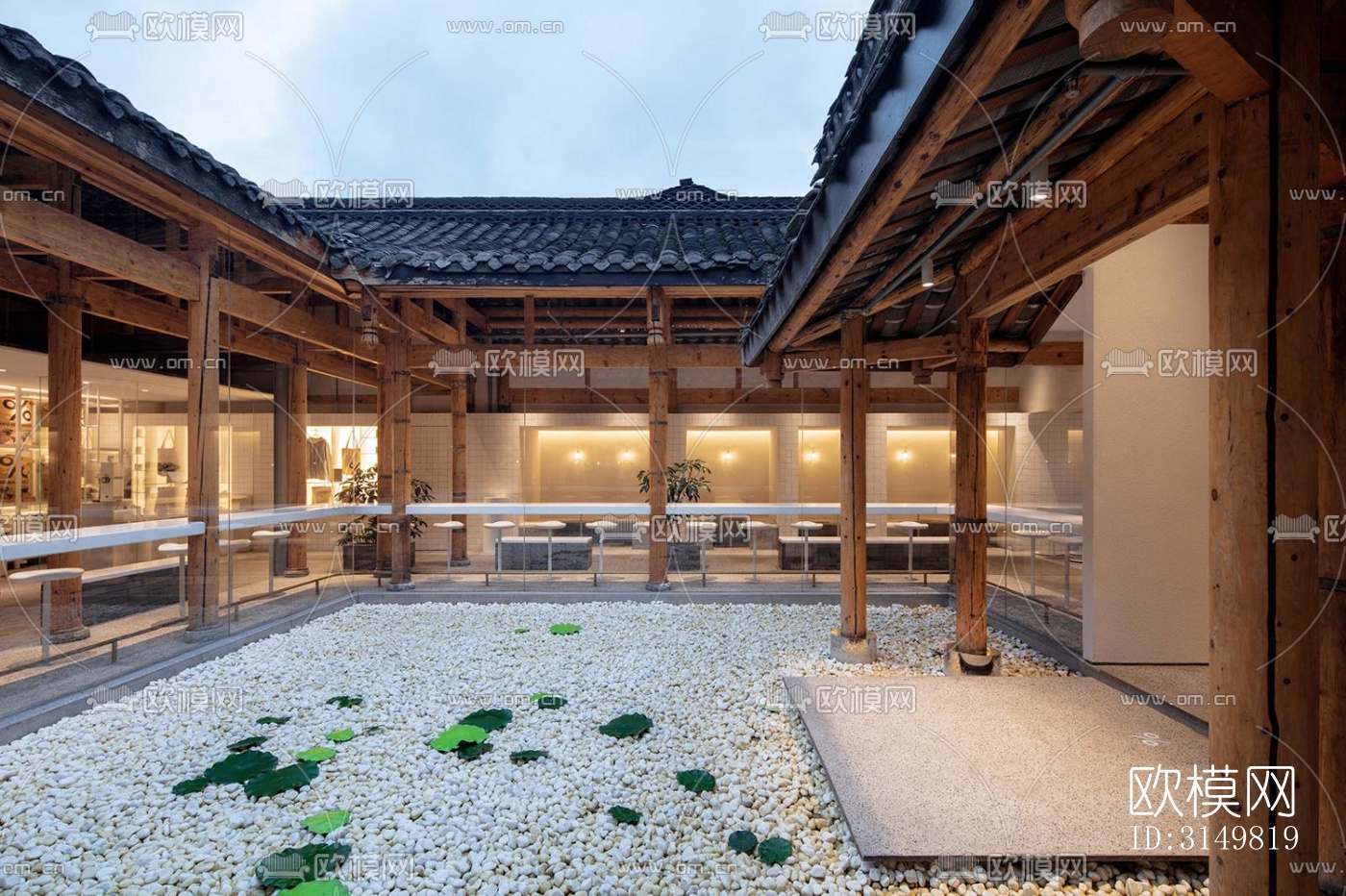 日式咖啡奶茶效果图下载（渲染图6）