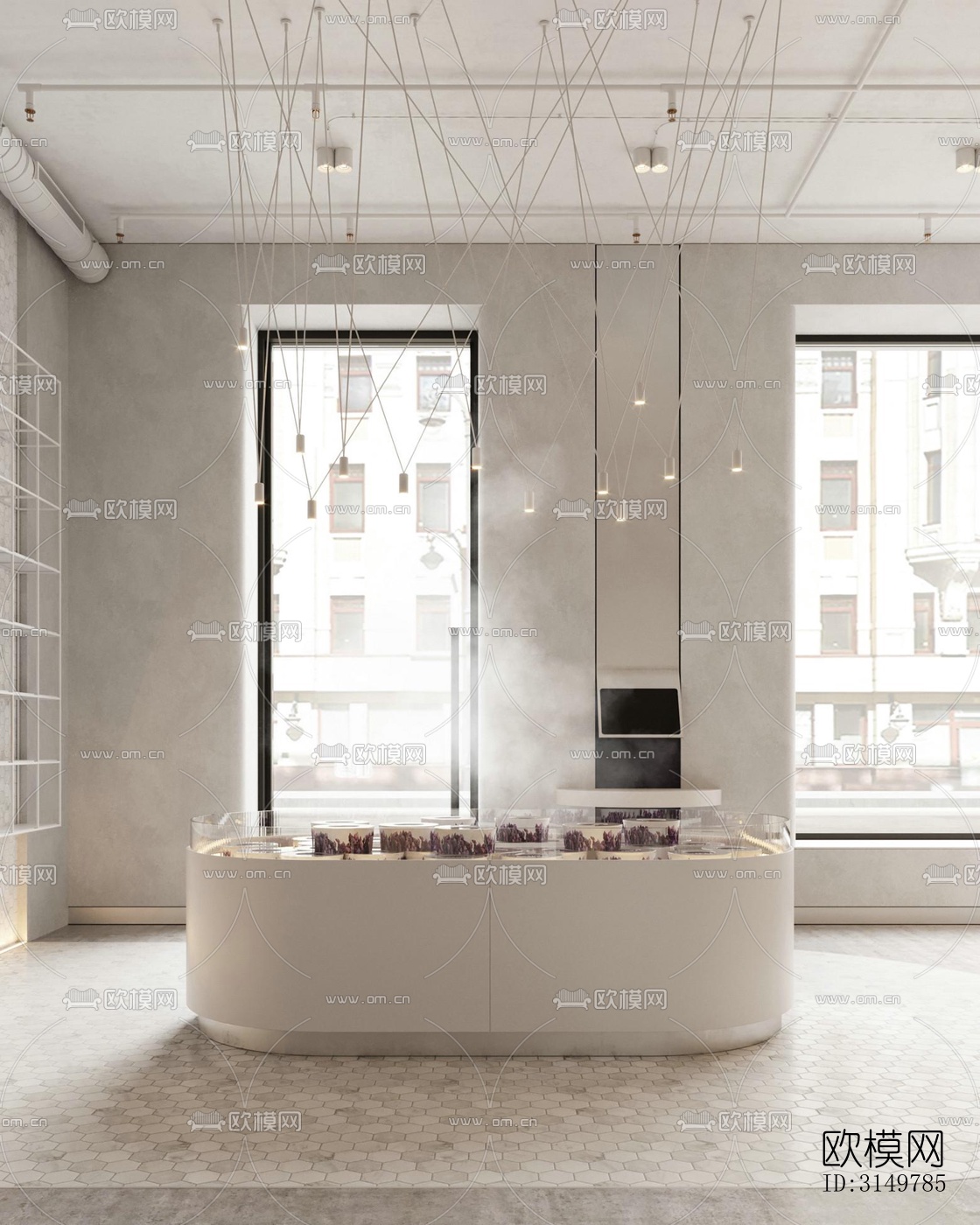 奶油风咖啡奶茶效果图下载（渲染图9）