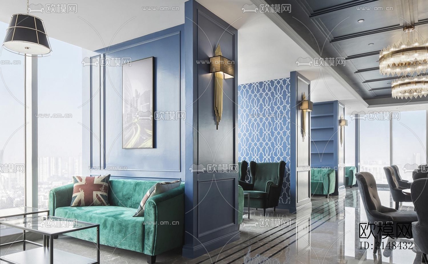 欧式养生会所效果图下载（渲染图7）