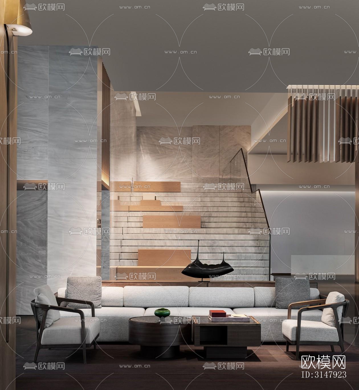 侘寂酒店民宿效果图下载（渲染图2）