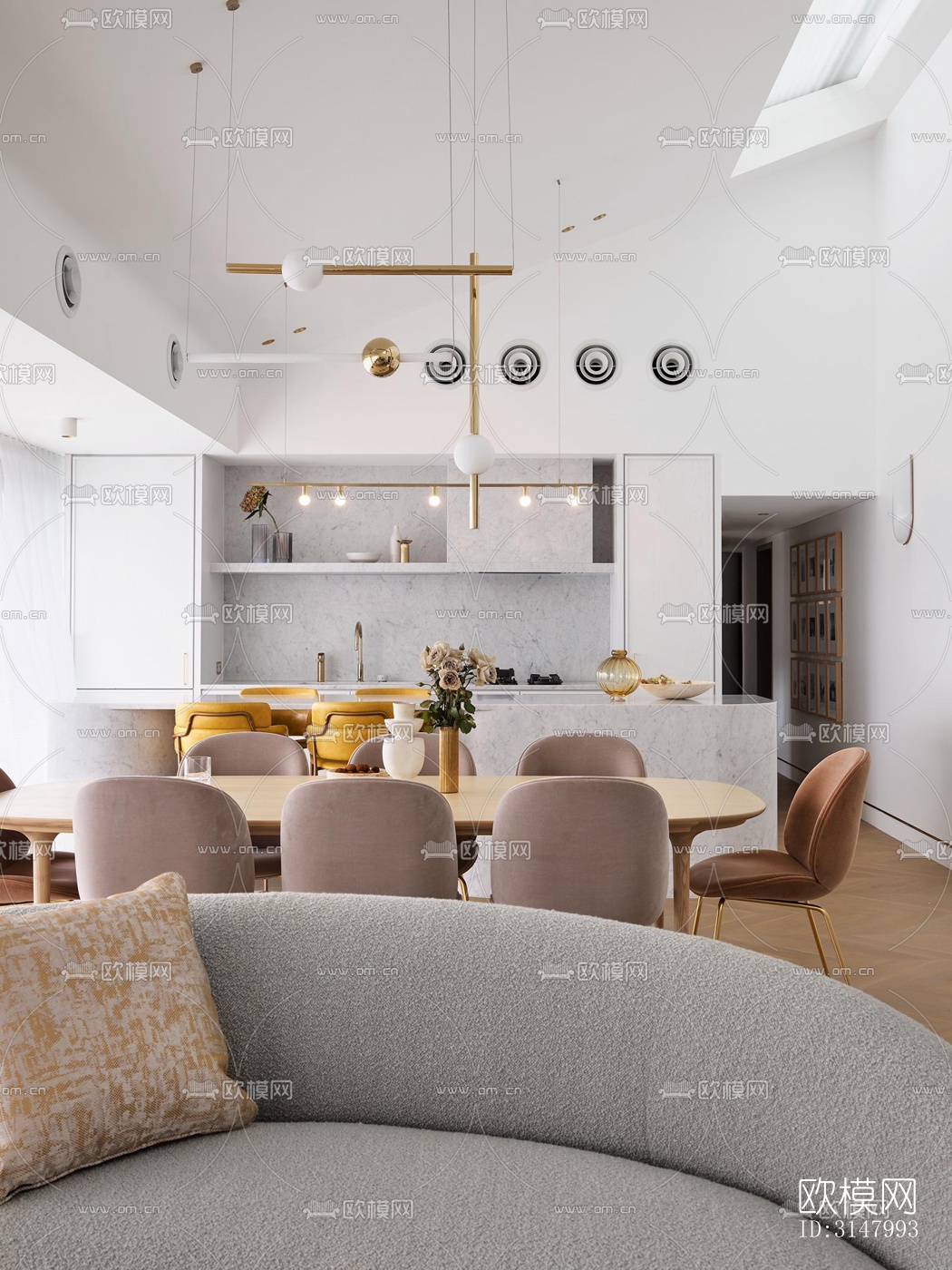 北欧酒店民宿效果图下载（渲染图6）